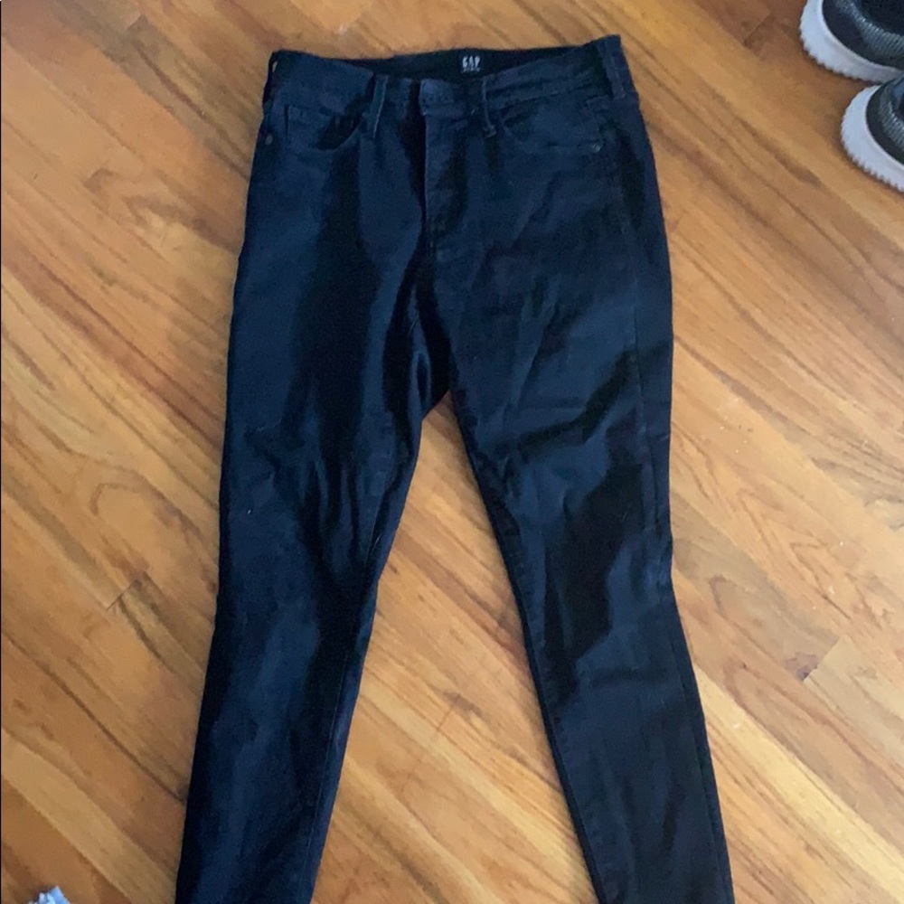 Gap True Skinny Black Jeans